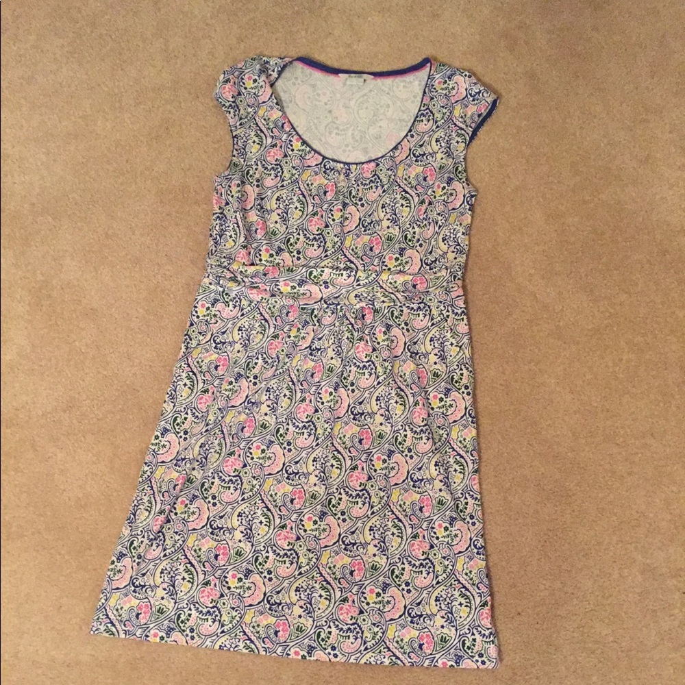 Boden Multicolor Paisley Dress